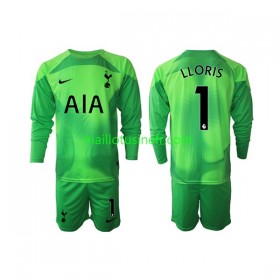Maillot de Foot Tottenham Hotspur Hugo Lloris 1 Extérieur Gardien 2022-23 Manches Longues - Enfant